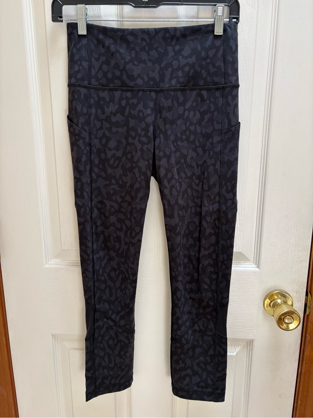 lululemon athletica Black Cheetah Print Capris - Picture 3 of 4